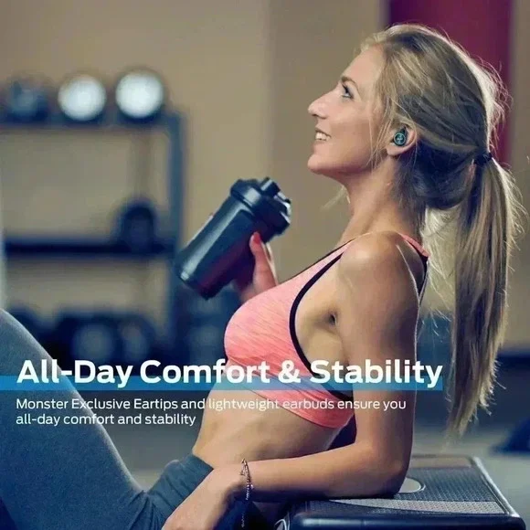 Wireless Earbuds Bluetooth 5.0 in-Ear Headphones with Charging Case Earphones - Picture 4 of 8